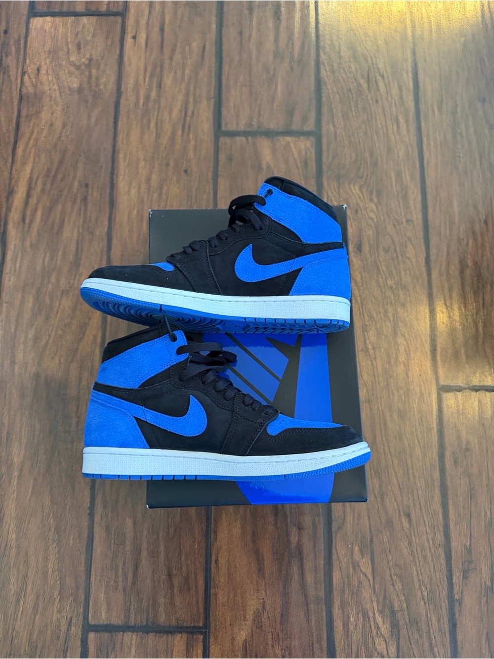 Jordan Air OG High in Black and Royal Blue - Picture 5 of 8